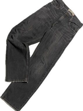 569 Levi's washed Black Straight-Leg Jeans